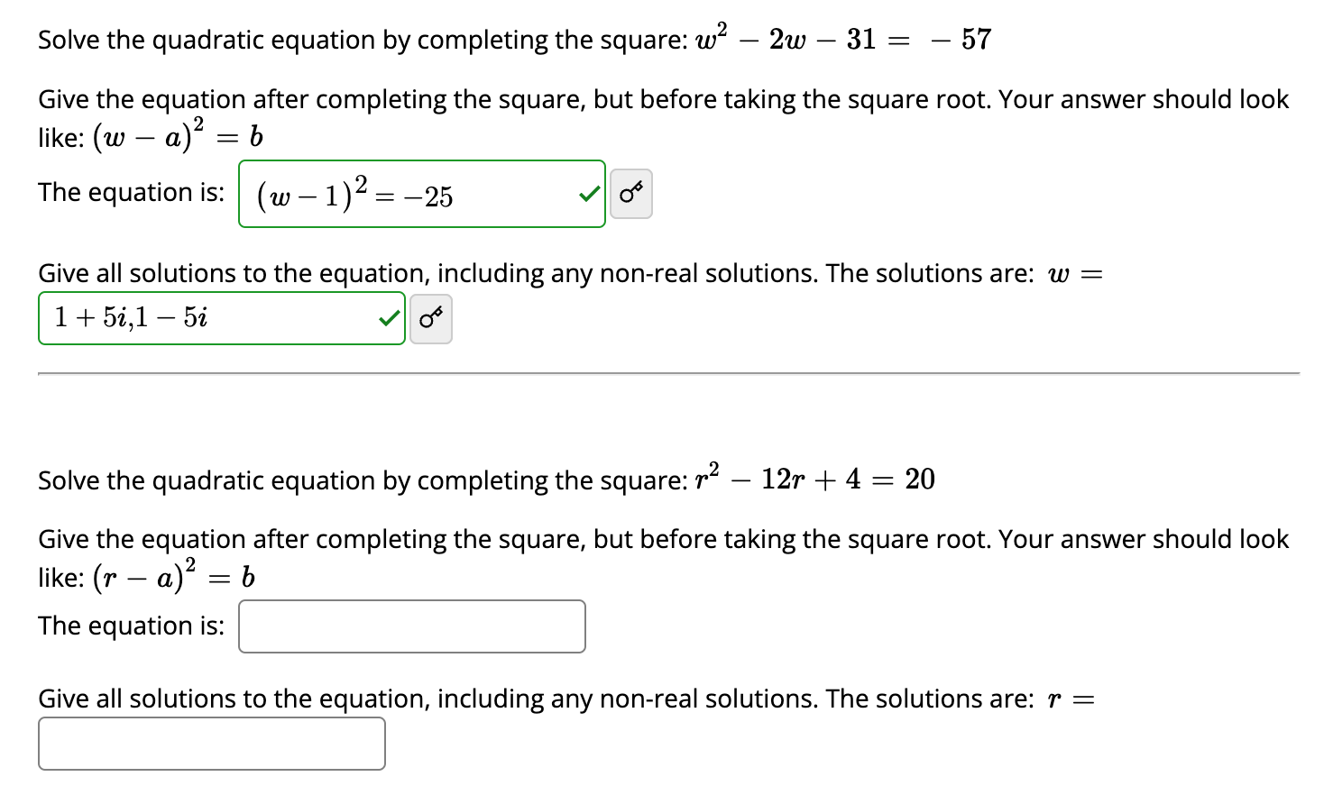 Solved Solve The Quadratic Equation By Completing The 0116