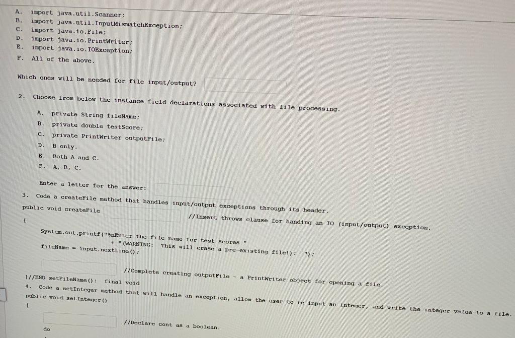 Solved B. A. import java.util.Scanner; import java.util. | Chegg.com