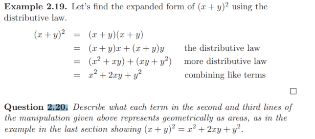 Example 2 19 Let S Find The Expanded Form Of X Chegg Com