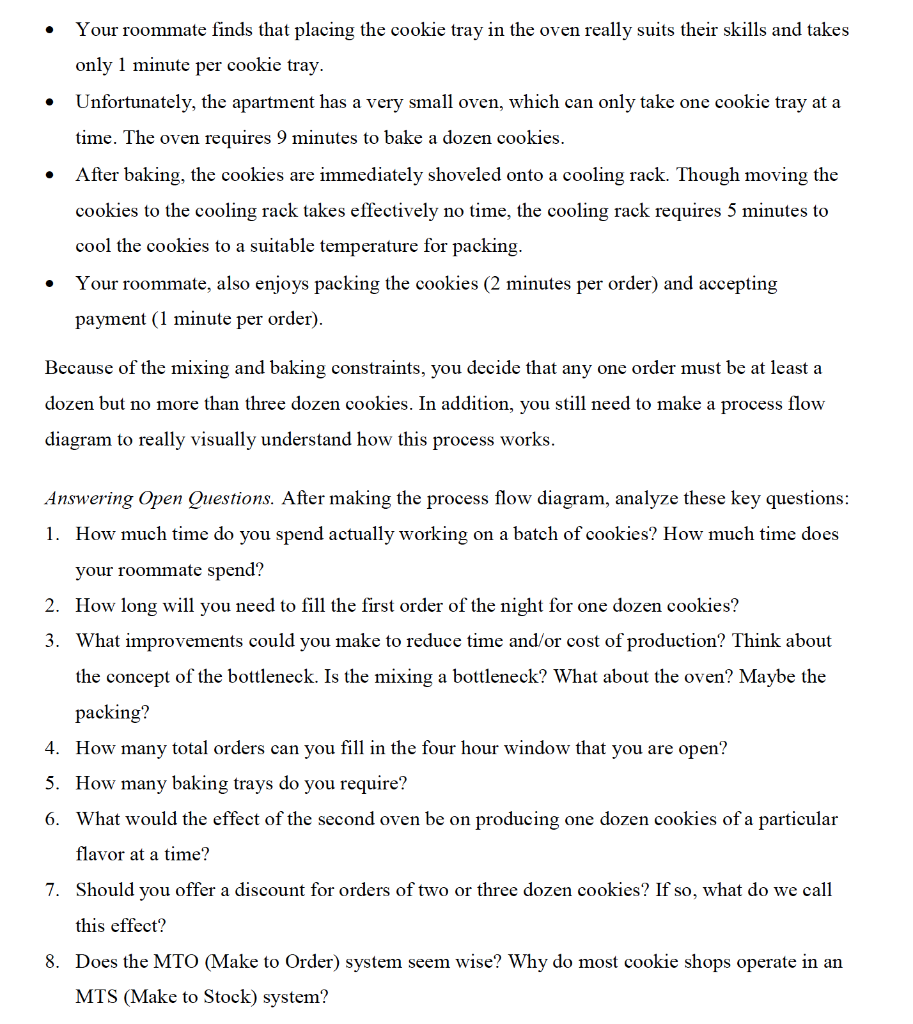 Solved After much market research for a class project, you