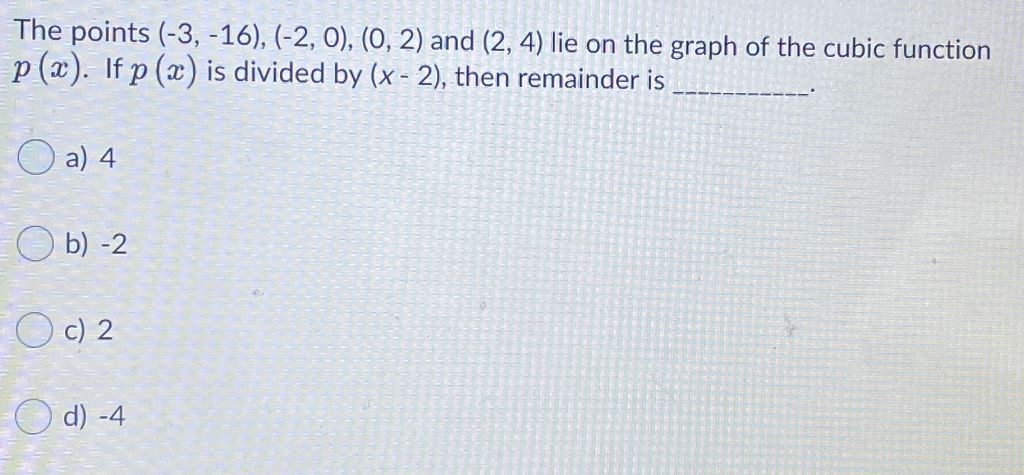 Solved When P X X4 4 03 Mae Nx 1 Is Divided By Chegg Com