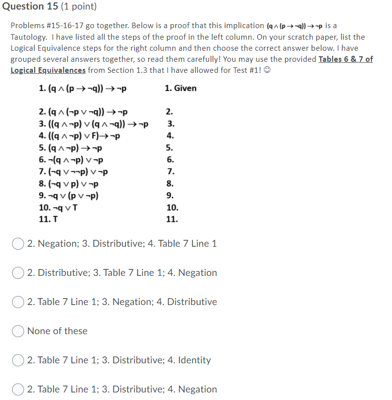 Solved Question 15 1 Point Problems 15 16 17 Go Togeth Chegg Com