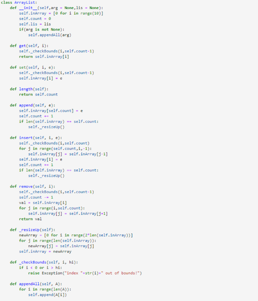 Solved print(1s. removeInterval (3,3),15)TypeError: | Chegg.com