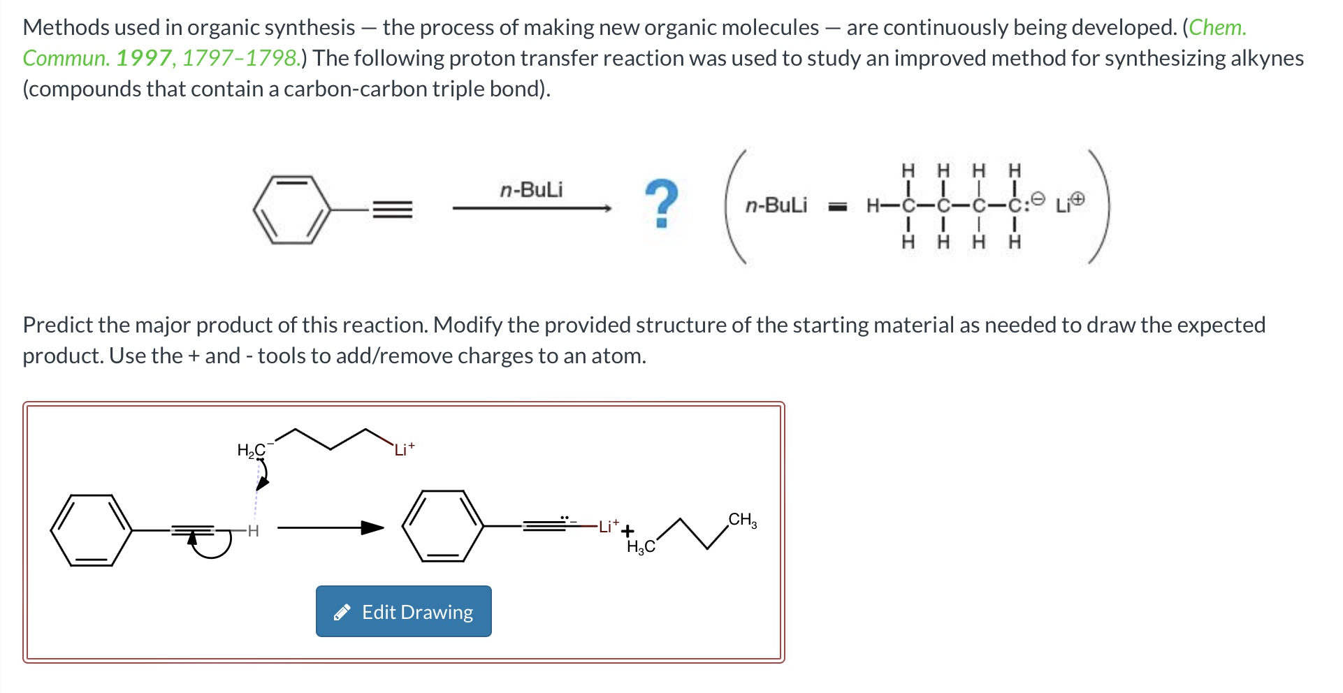 Solved Methods Used In Organic Synthesis - The Process Of | Chegg.com