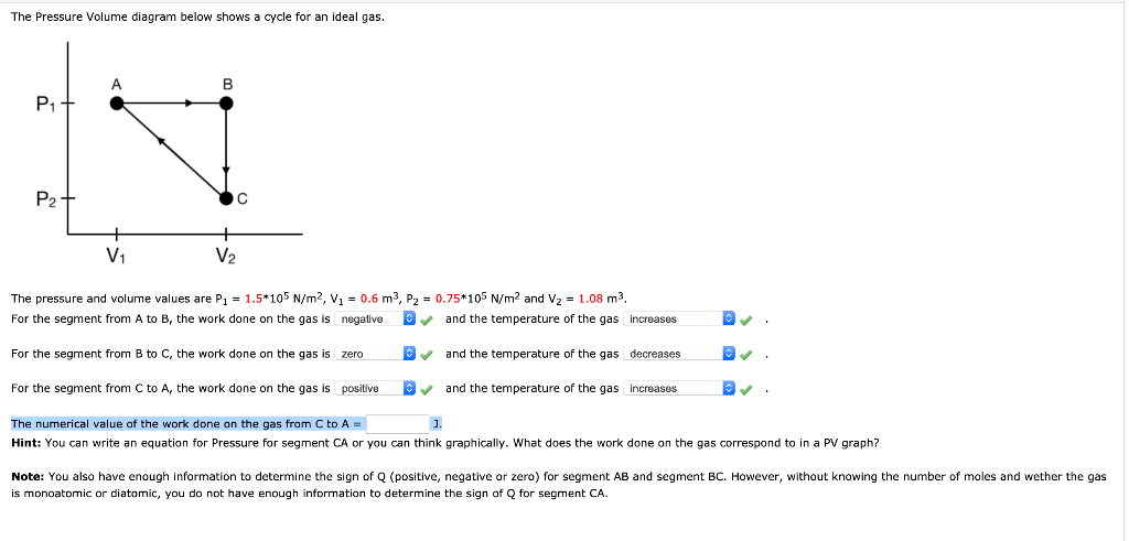 solved-the-pressure-volume-diagram-below-shows-a-cycle-for-chegg