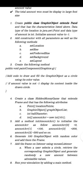 Problem HiddenMoneyGame is a new game that you | Chegg.com