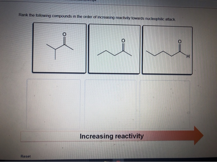 Solved Rank The Following Compounds In Order Of Increasing 7543