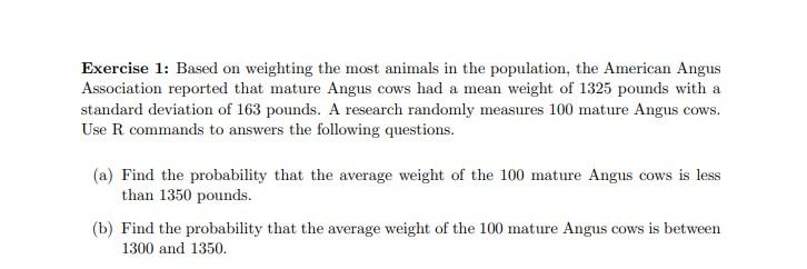 Solved Based On Weighting The Most Animals In The | Chegg.com