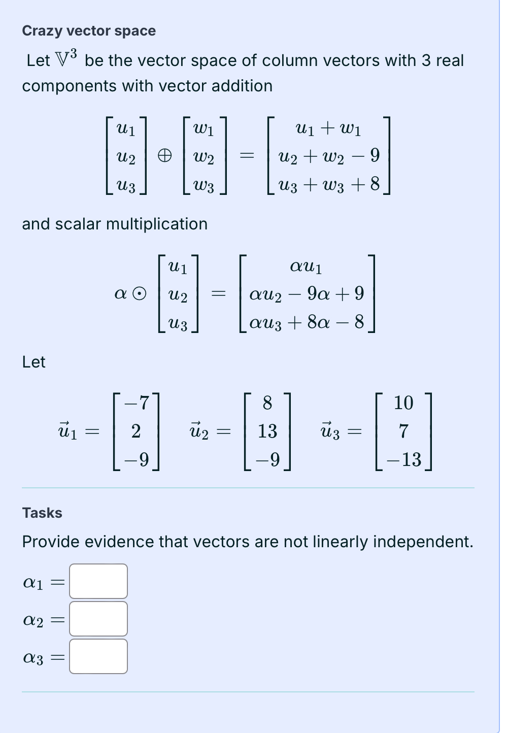 Vector Space With Multiplication