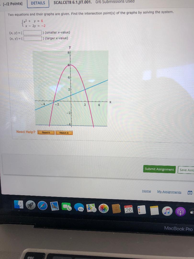 Solved [-12 Points) DETAILS SCALCET8 6.1.JIT.001. 0/6 | Chegg.com