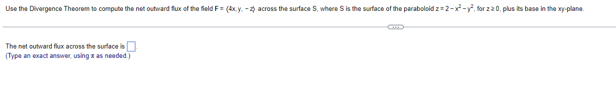 Solved Use the Divergence Theorem to compute the net outward | Chegg.com
