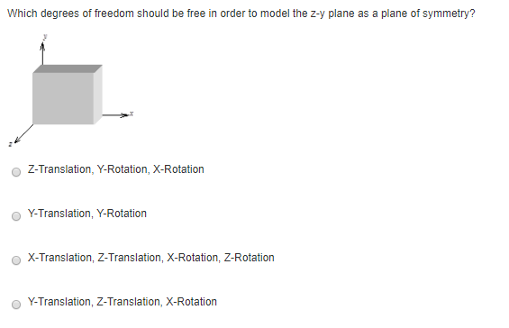 solved which degrees of freedom should be free in order t degrees in order