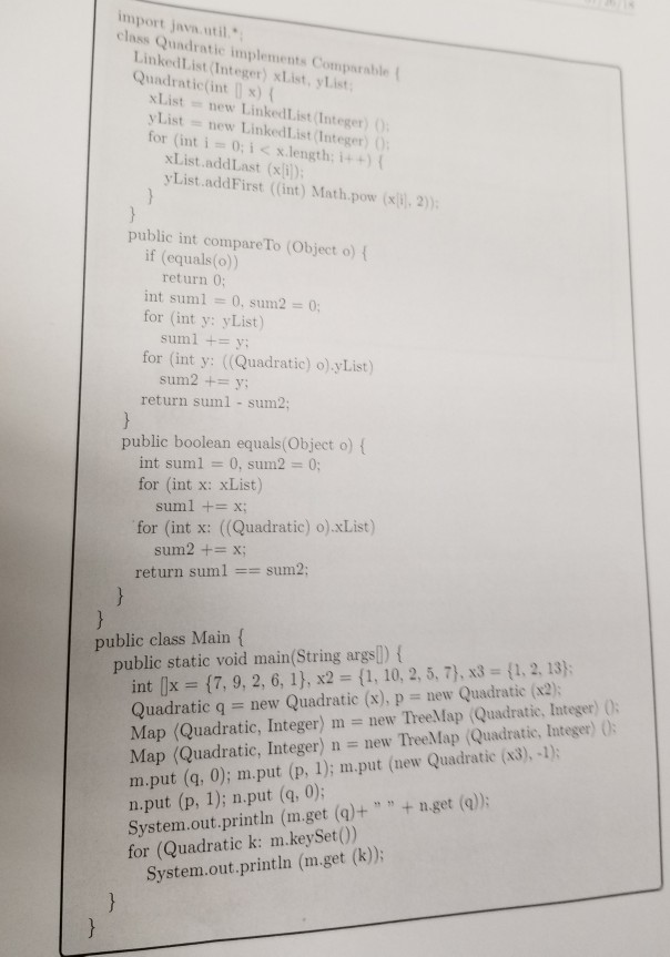 Solved What Is The Output Of The Following Java Code. | Chegg.com