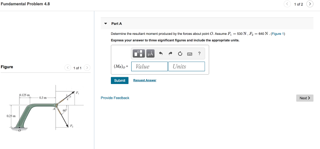 Solved Fundamental Problem 4.8 1 of 2 > Part A Determine the | Chegg.com
