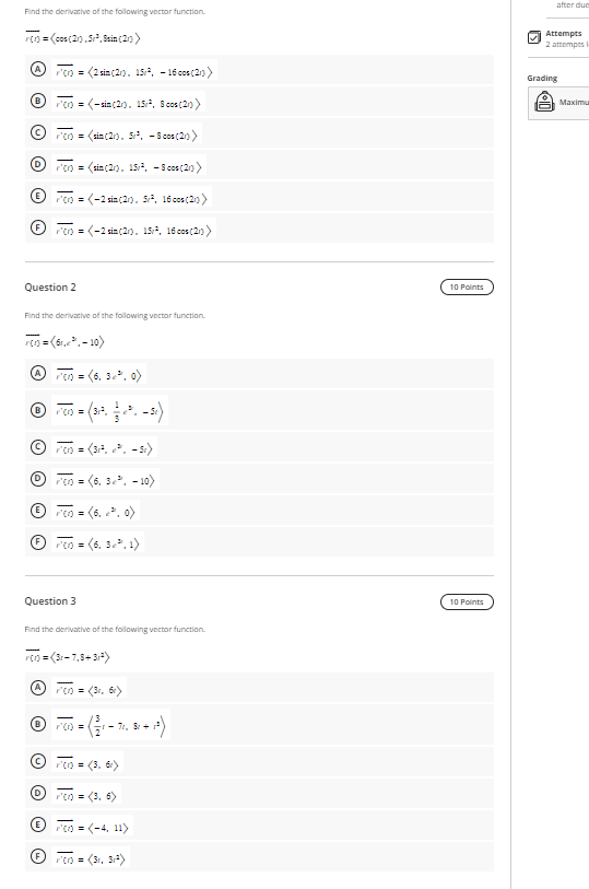 These are sub questions are under the same larger | Chegg.com
