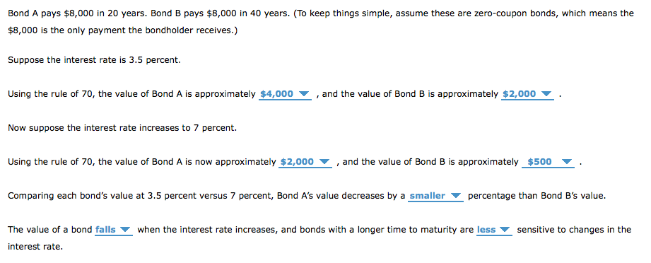 Solved Bond A Pays $8,000 In 20 Years. Bond B Pays $8,000 In | Chegg.com