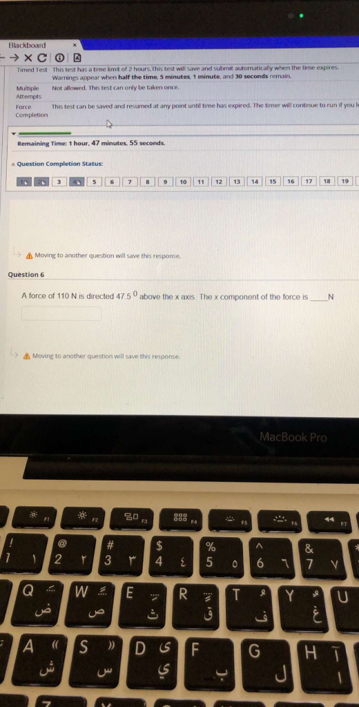 Solved Blackboard → XC Timed Test This test has a time limit