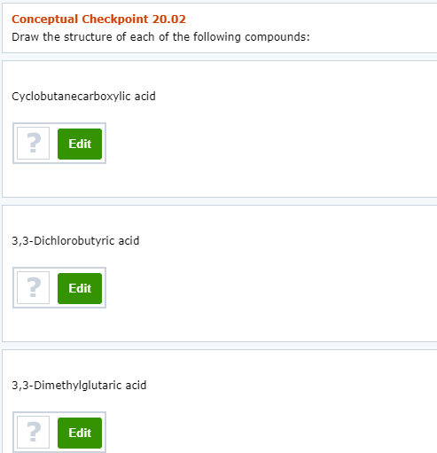 Solved Conceptual Checkpoint 20 02 Draw The Structure Of Chegg