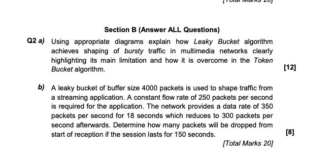 Solved Section B (Answer ALL Questions) Q2 A) Using | Chegg.com