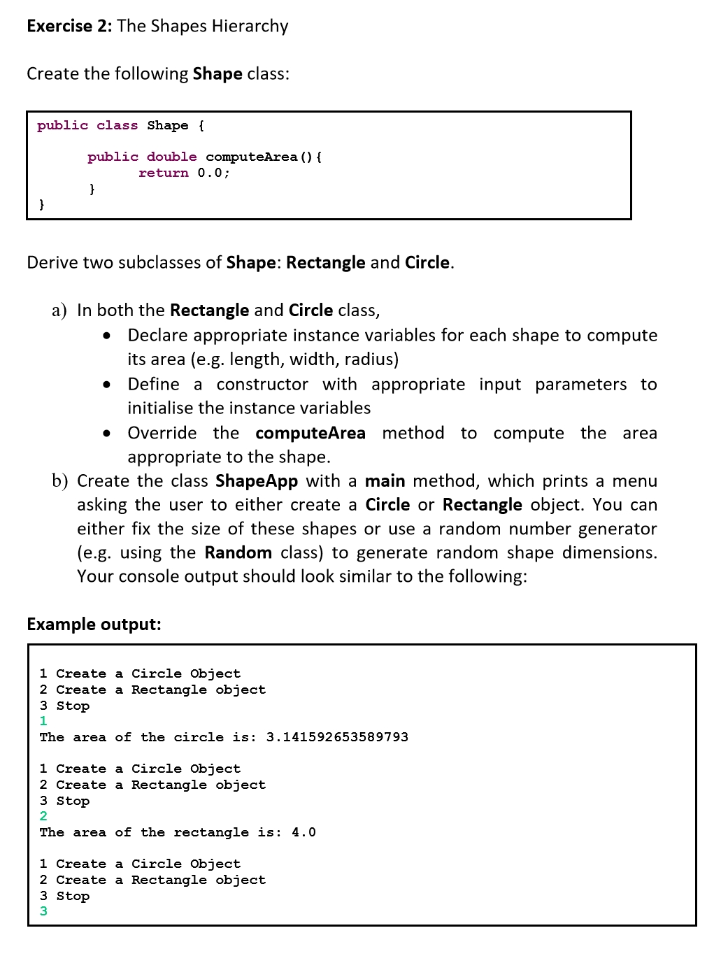 exercise-2-the-shapes-hierarchycreate-the-following-shape-class-public