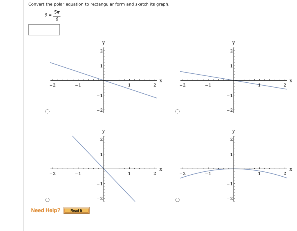 solved-convert-the-polar-equation-to-rectangular-form-and-chegg