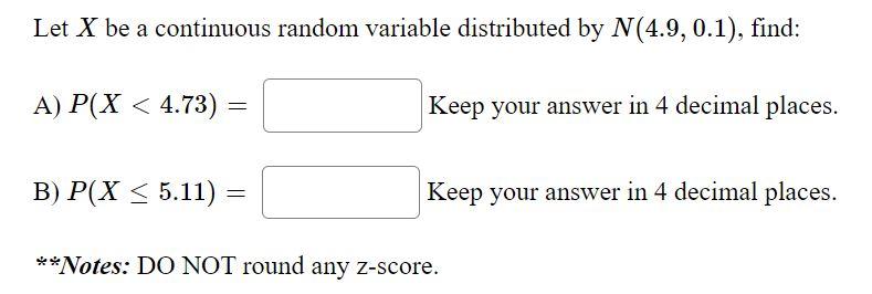 Solved Let X be a continuous random variable distributed by | Chegg.com