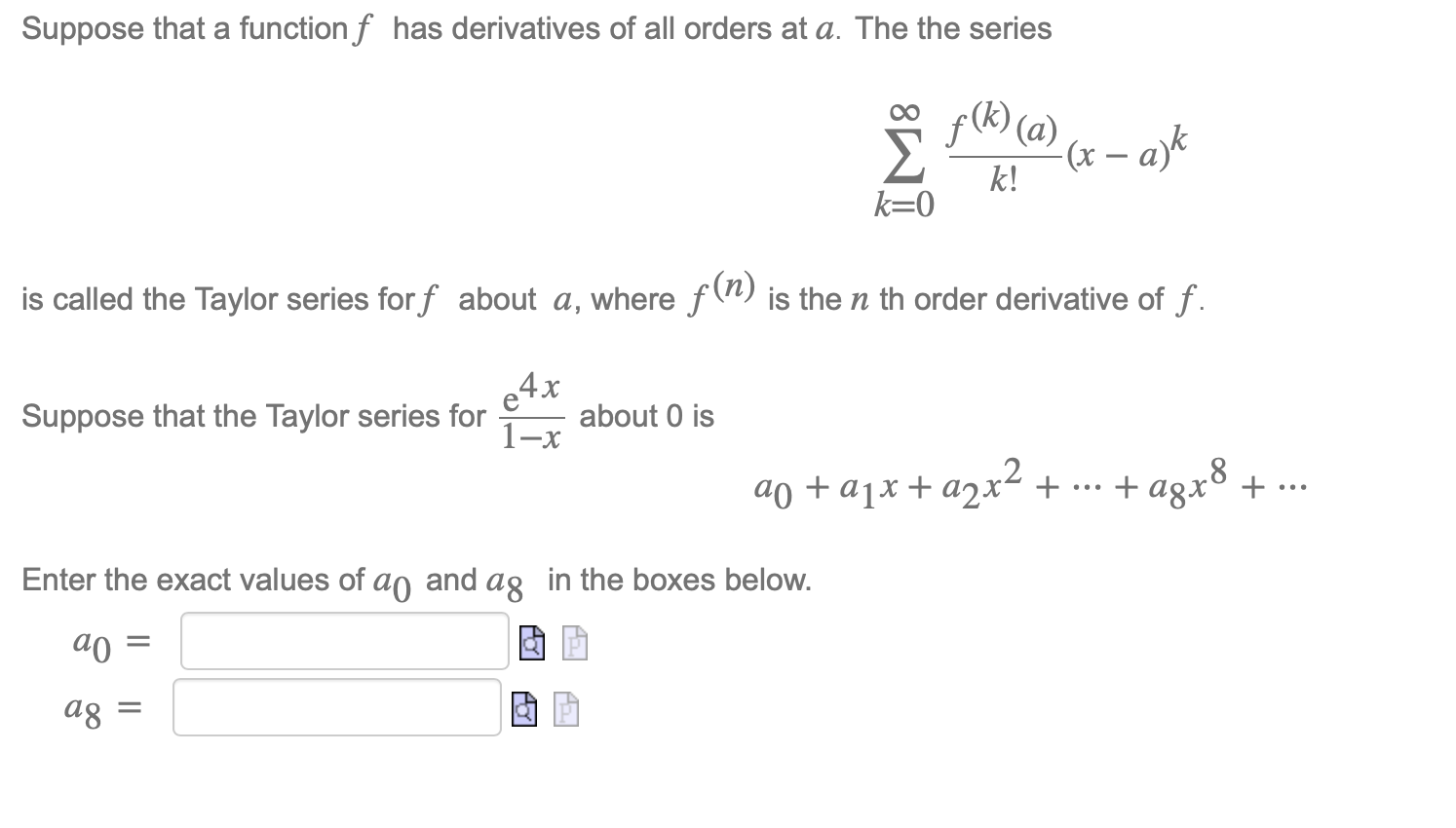 Solved Suppose That A Function F Has Derivatives Of All