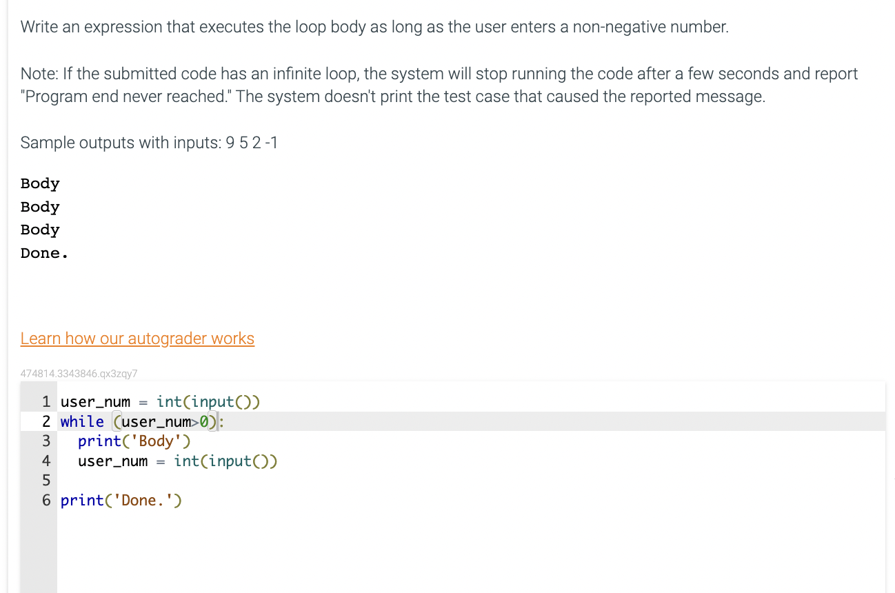 solved-write-an-expression-that-executes-the-loop-body-as-chegg