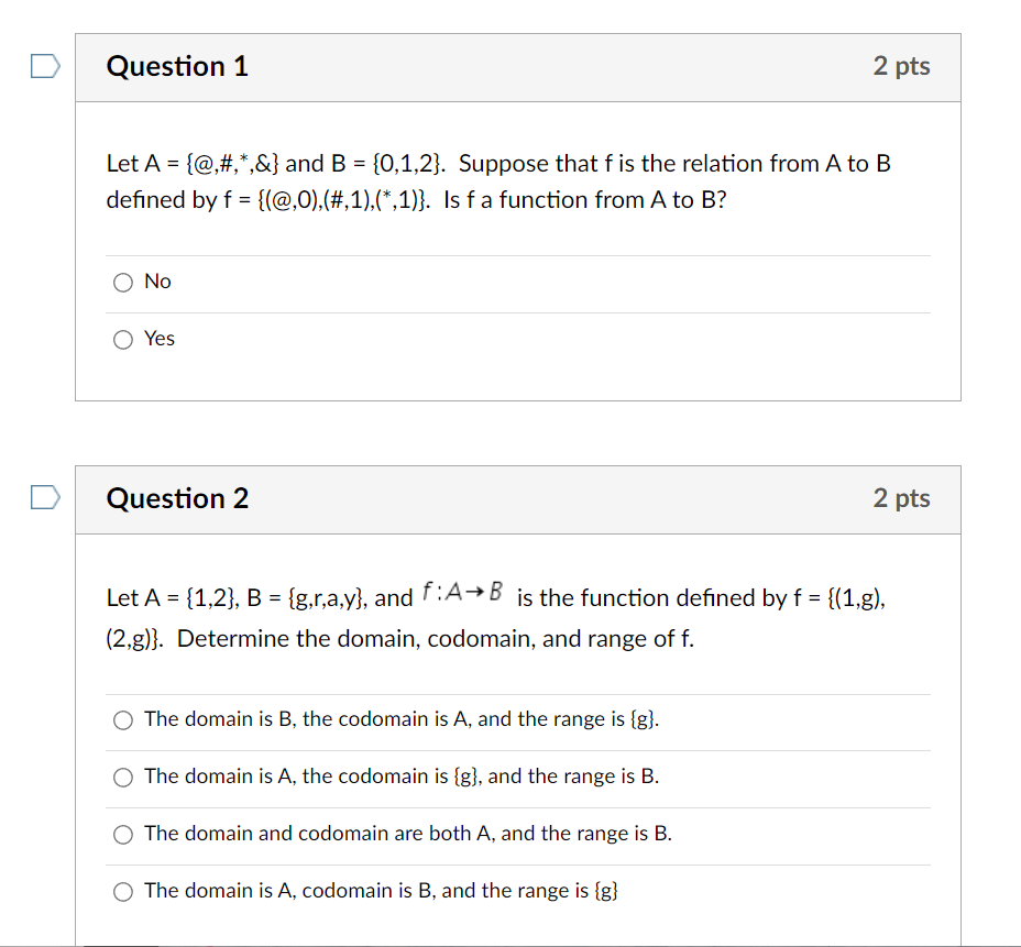 Solved Let A={@,#,∗,&} And B={0,1,2}. Suppose That F Is The | Chegg.com