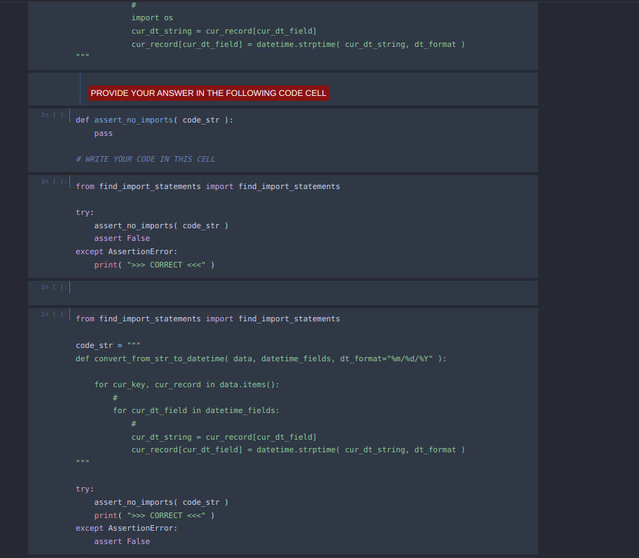 Solved Assume that you have a find_import_statements ()