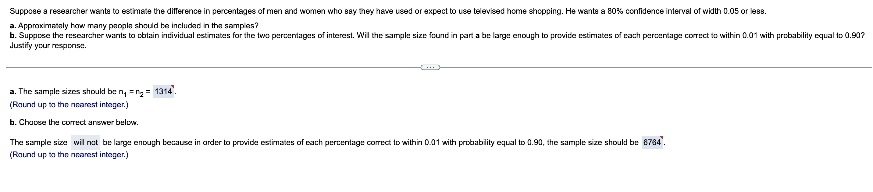 Solved Suppose a researcher wants to estimate the difference | Chegg.com