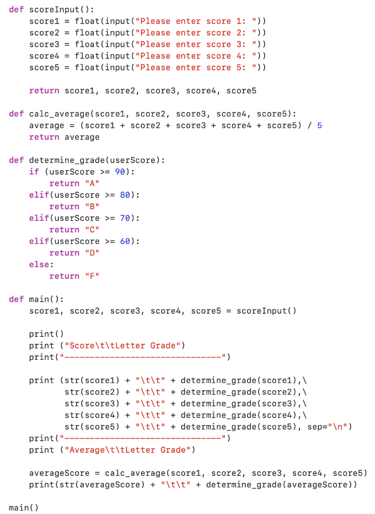 Solved Below is the code that I wrote (correct). I only need | Chegg.com