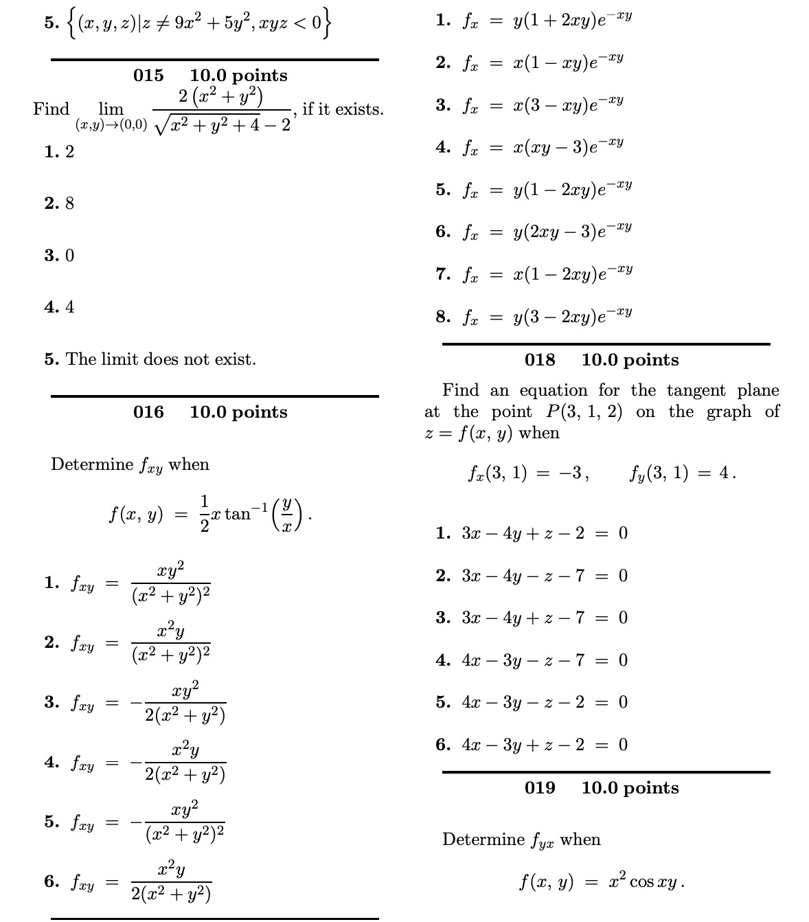 solved-5-x-y-z-z-9x2-5y2-xyz