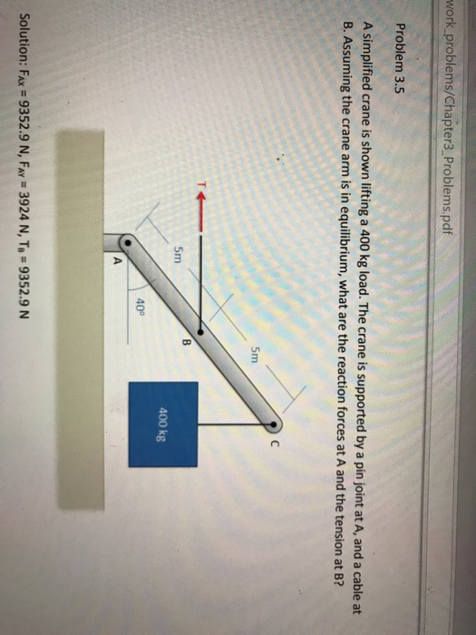 Solved work problems/Chapter3_Problems.pdf Problem 3.5 A | Chegg.com