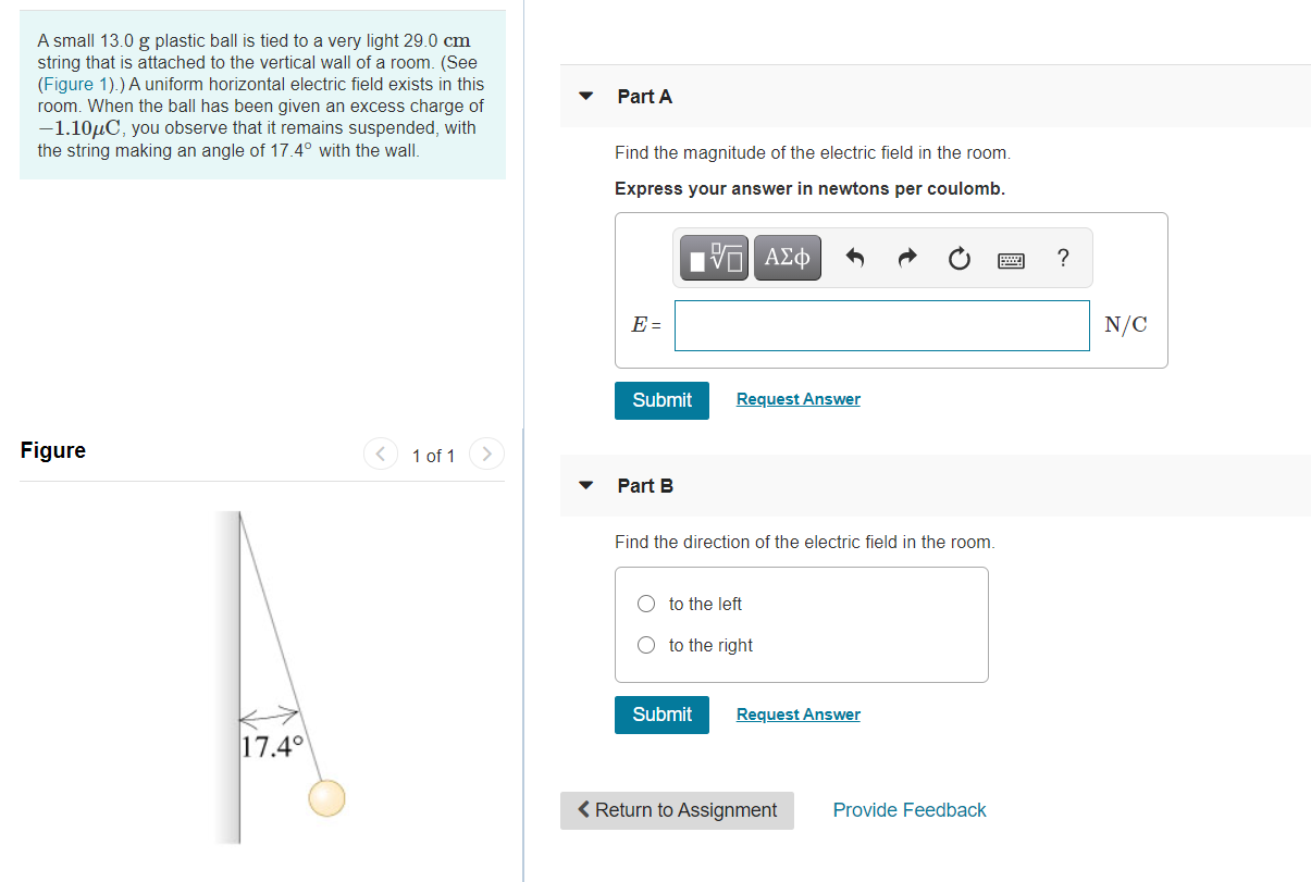 Solved A small 13.0 g plastic ball is tied to a very light | Chegg.com