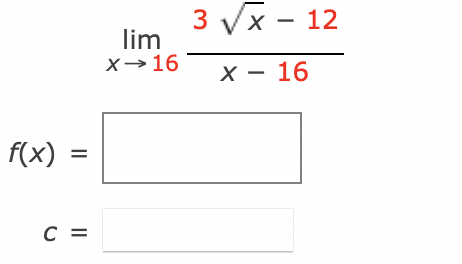 Solved The limit represents f '(c) for a function f(x) and a | Chegg.com