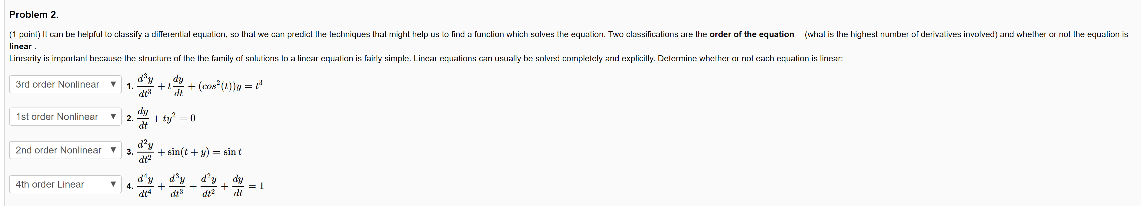 Solved Problem 2 1 Point It Can Be Helpful To Classify A Chegg Solved Problem 2 1 Point It Can Be Helpful To Classify A Chegg