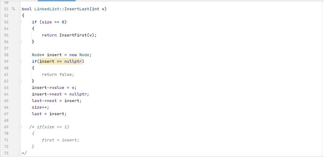 Solved Test 2: Inserting elements at the beginning of the | Chegg.com