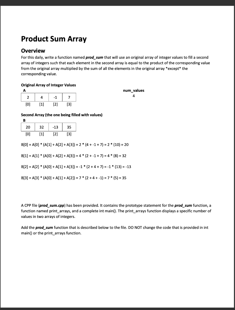 Solved Overview For this daily, write a function named | Chegg.com