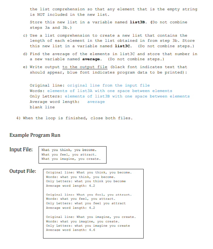 PA8: Step 1 - Download The Input File To Use For This | Chegg.com