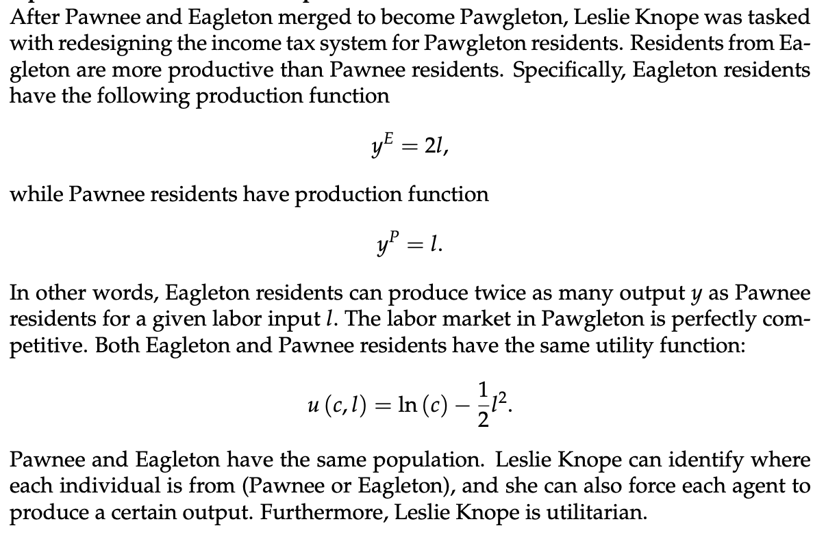 Solved After Pawnee and Eagleton merged to Pawgleton,