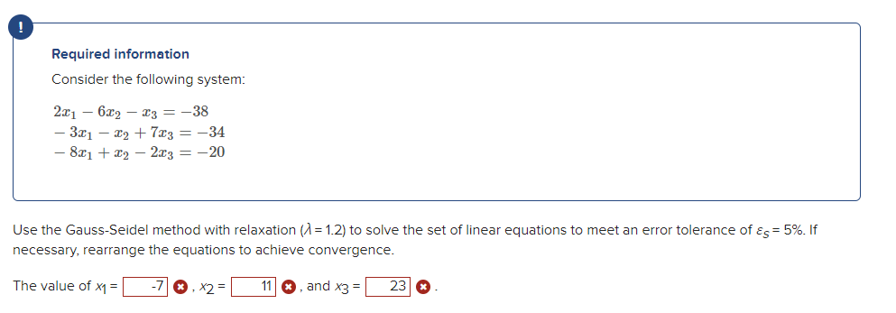 Solved I tried to solve this using the equation but the | Chegg.com