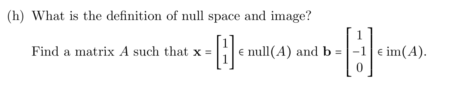 definition of null matrix in maths
