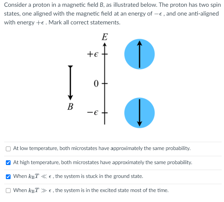Solved Consider a proton in a magnetic field B, as | Chegg.com