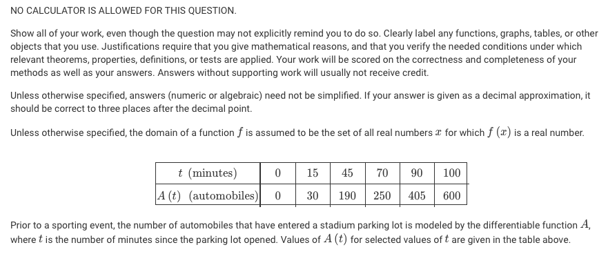 Solved NO CALCULATOR IS ALLOWED FOR THIS QUESTION. Show all | Chegg.com