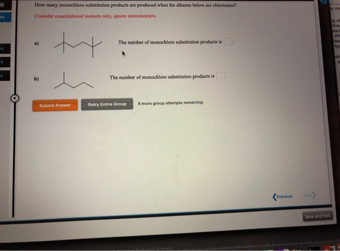 Solved In Radical Chlorination Of Alkanes, Non-equivalent | Chegg.com