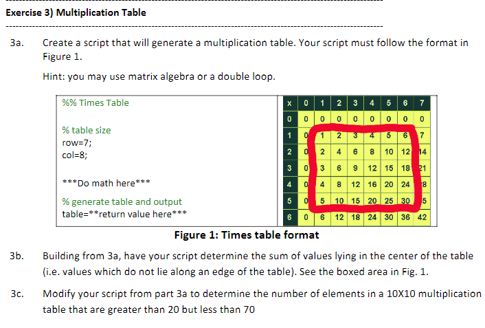 Solved 3a. Create a script that will generate a | Chegg.com