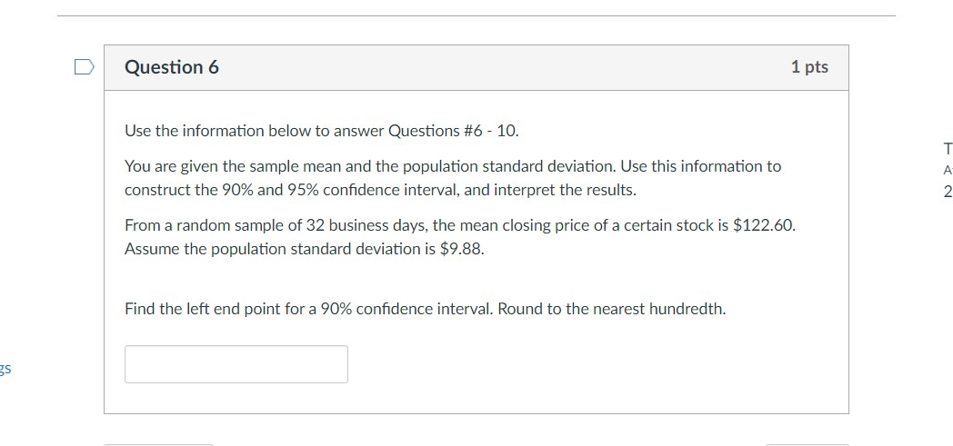 Solved Question 3 1 pts Use the information below to answer | Chegg.com