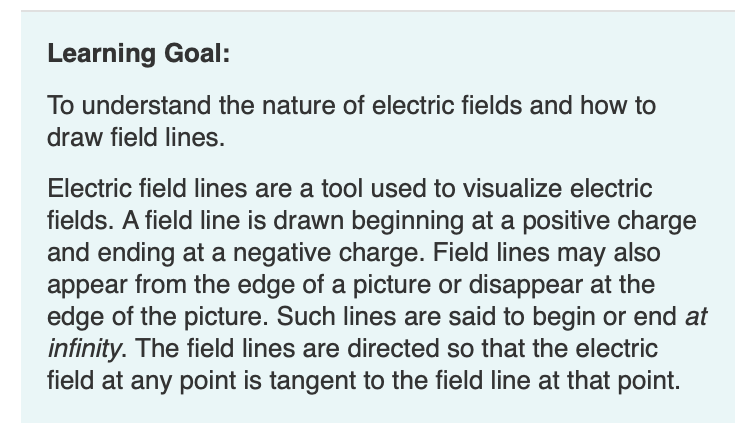 Solved Learning Goal: To Understand The Nature Of Electric | Chegg.com