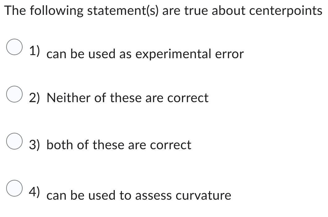 Solved The following statement(s) are true about | Chegg.com